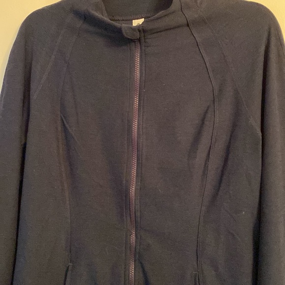 Yogalicious Zip Front Navy Blue Jacket Size XXL - Picture 5 of 7